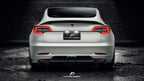FUTURE DESIGN - TESLA MODEL 3 DRY CARBON REAR DIFFUSER