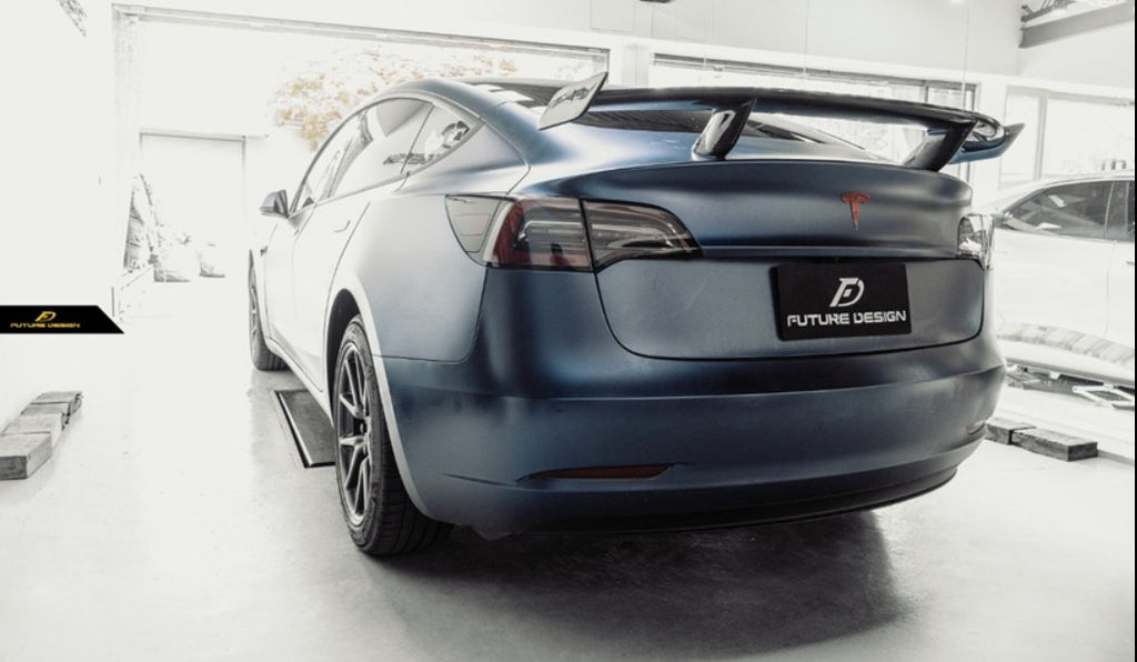 FUTURE DESIGN - TESLA MODEL 3 DRY CARBON REAR WING SPOILER