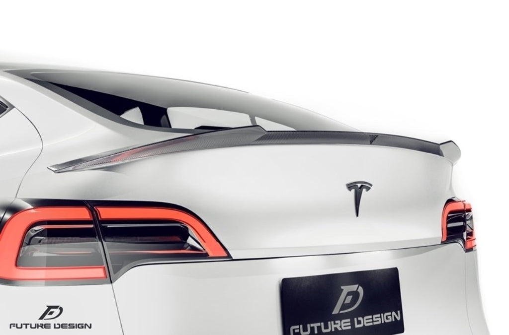 FUTURE DESIGN - TESLA MODEL Y DRY CARBON FIBRE REAR SPOILER