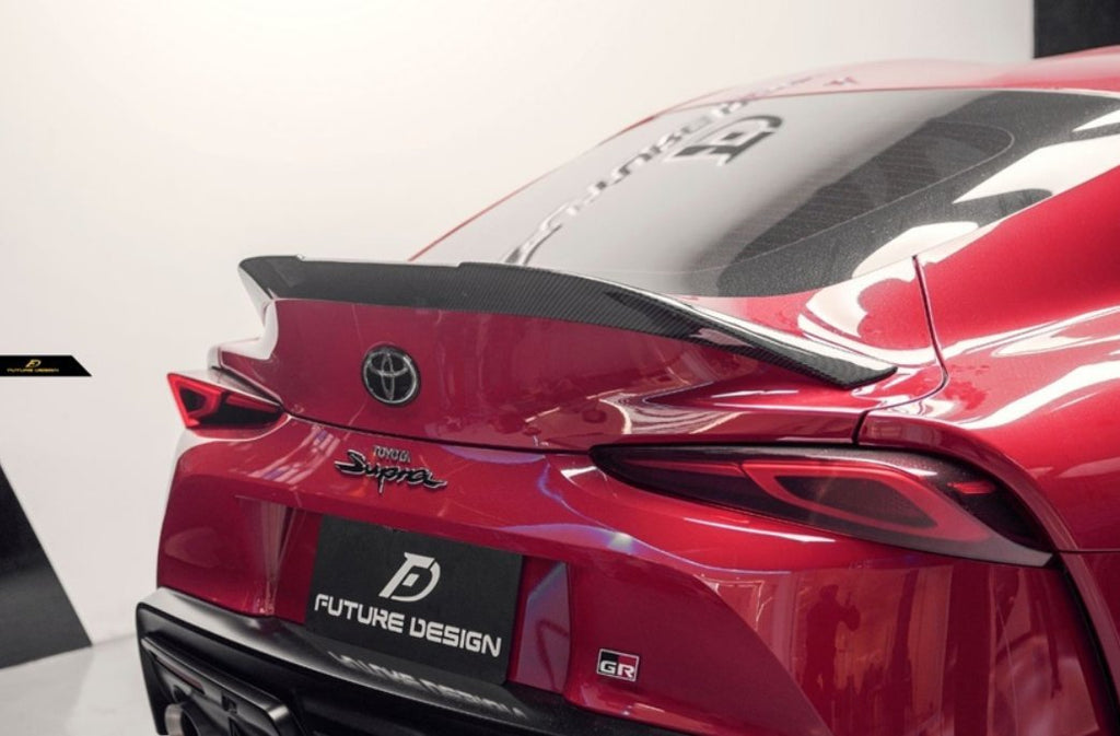 FUTURE DESIGN - TOYOTA GR SUPRA CARBON FIBRE DUCKTAIL SPOILER