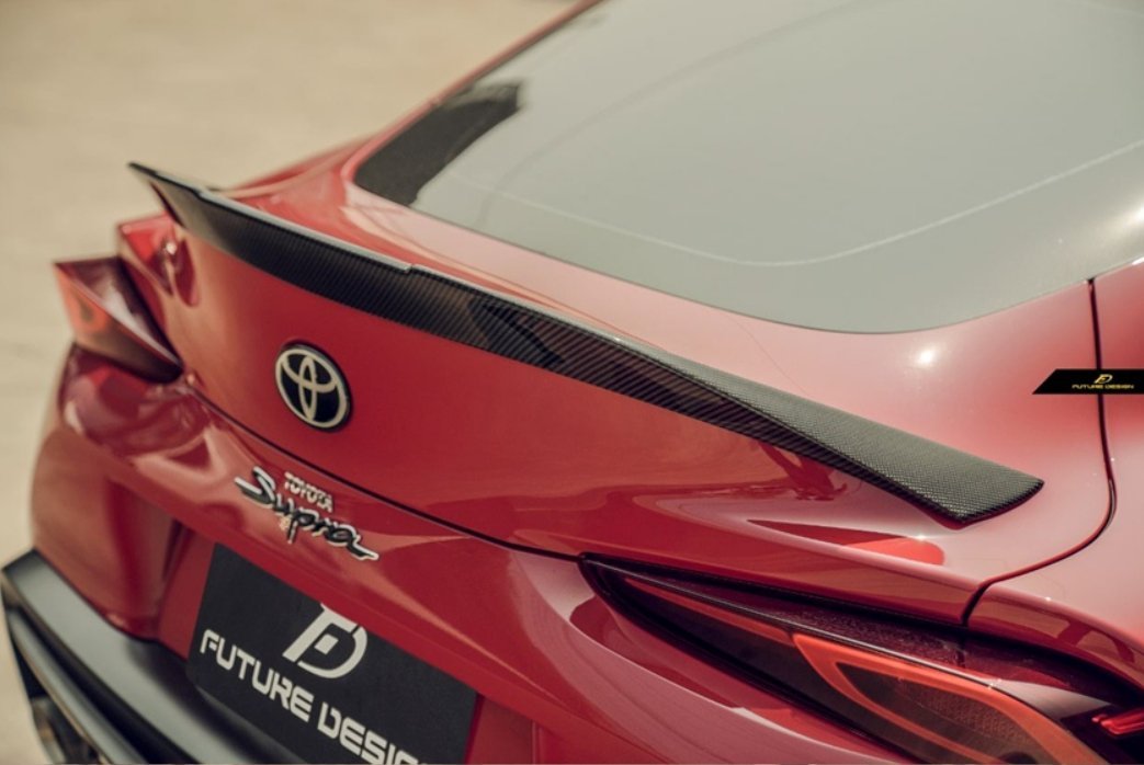 FUTURE DESIGN - TOYOTA GR SUPRA CARBON FIBRE DUCKTAIL SPOILER