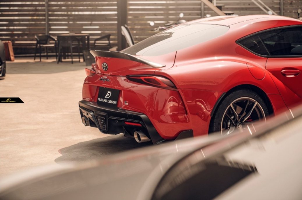 FUTURE DESIGN - TOYOTA GR SUPRA CARBON FIBRE DUCKTAIL SPOILER