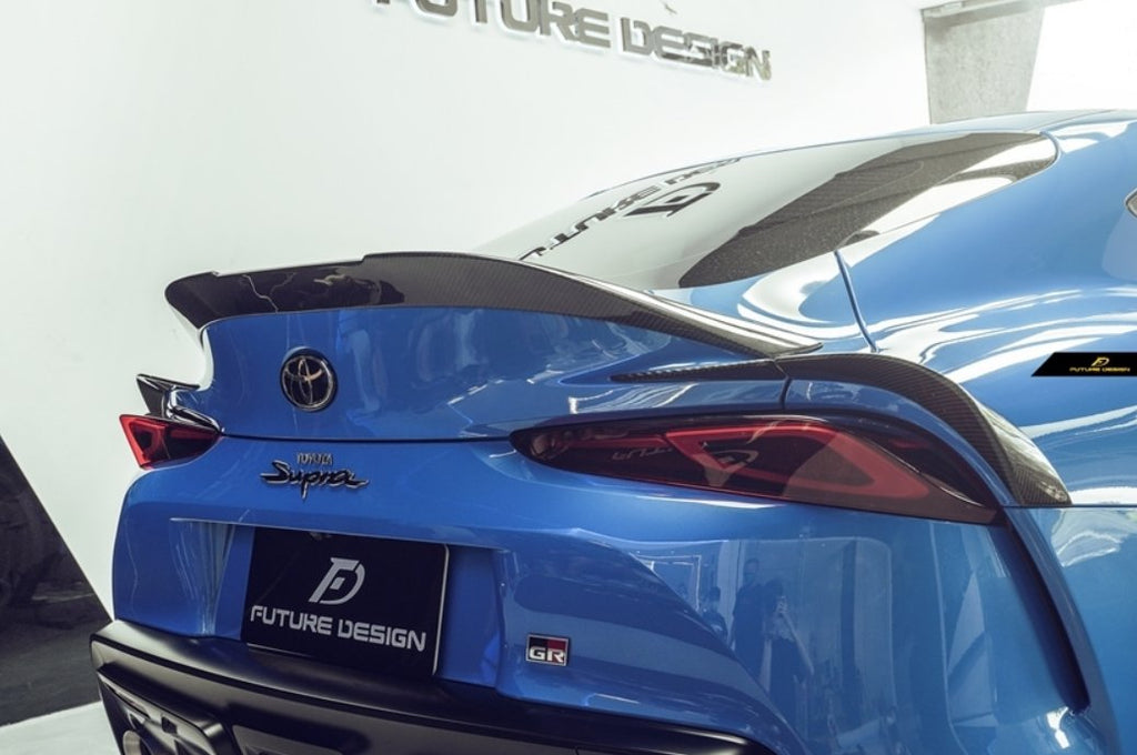 FUTURE DESIGN - TOYOTA GR SUPRA CARBON FIBRE DUCKTAIL SPOILER