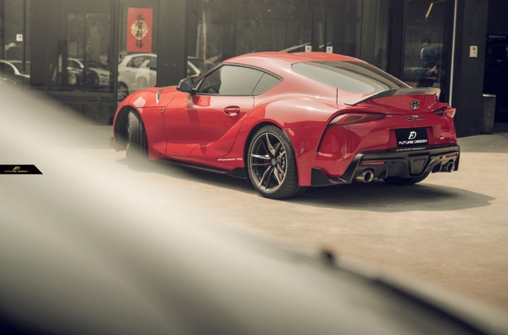 FUTURE DESIGN - TOYOTA GR SUPRA CARBON FIBRE DUCKTAIL SPOILER