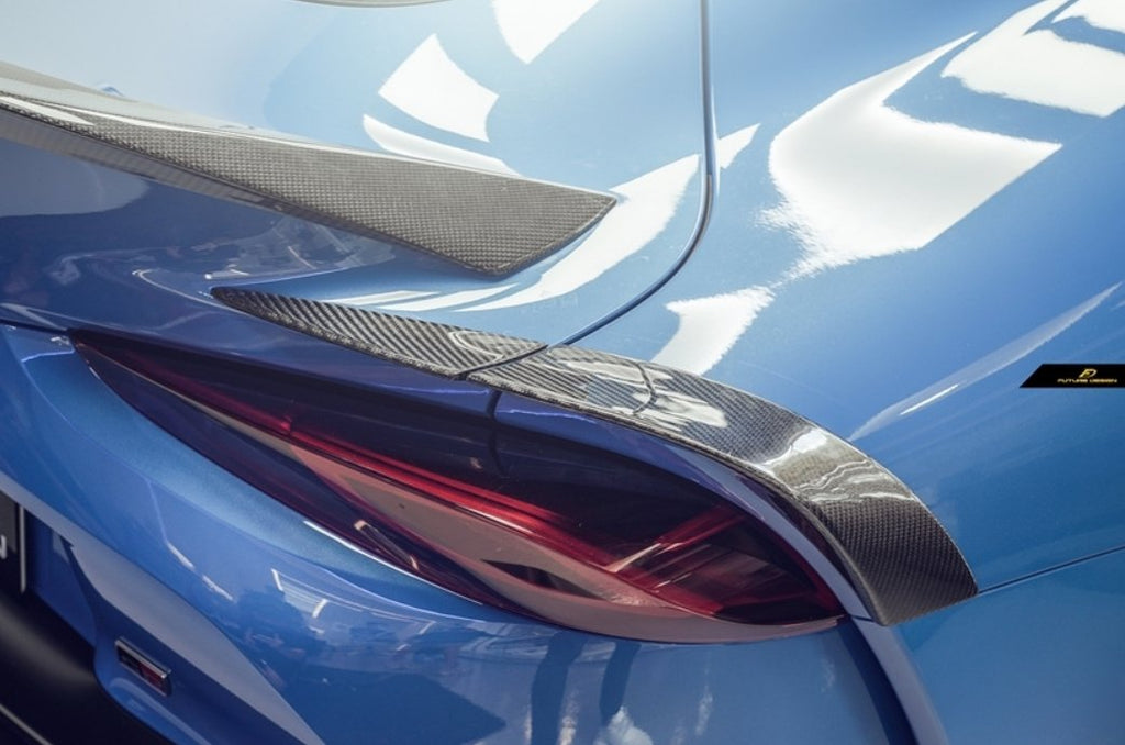 FUTURE DESIGN - TOYOTA GR SUPRA CARBON FIBRE TAIL LIGHT TRIMS