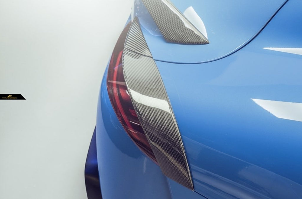 FUTURE DESIGN - TOYOTA GR SUPRA CARBON FIBRE TAIL LIGHT TRIMS