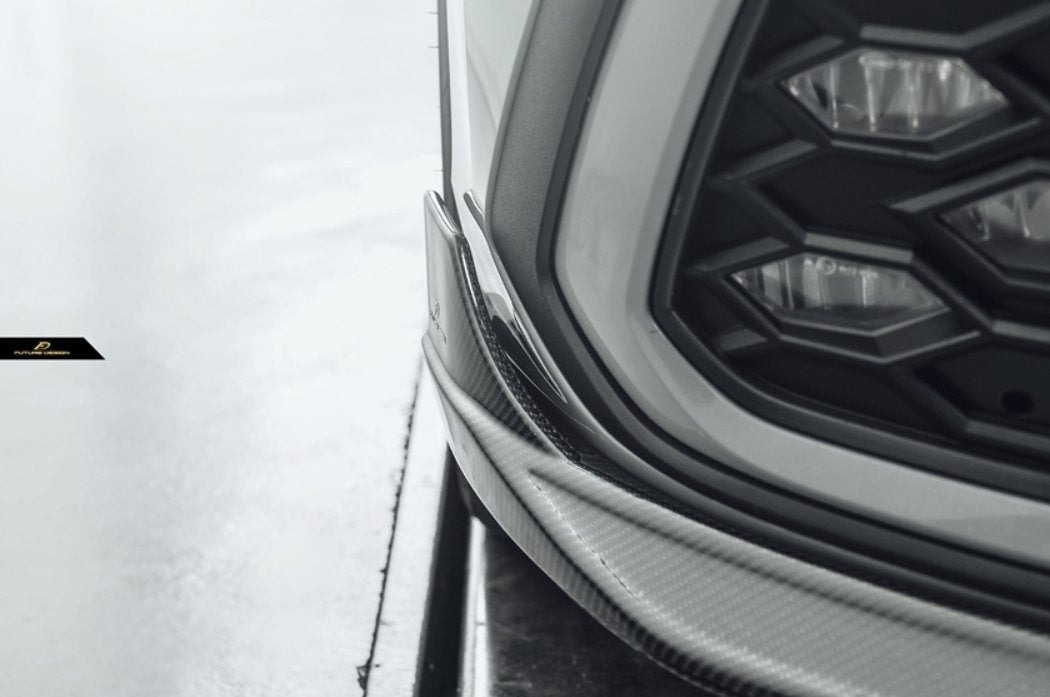 FUTURE DESIGN - VOLKSWAGEN GOLF MK8 GTI / R LINE CARBON FIBRE FRONT LIP