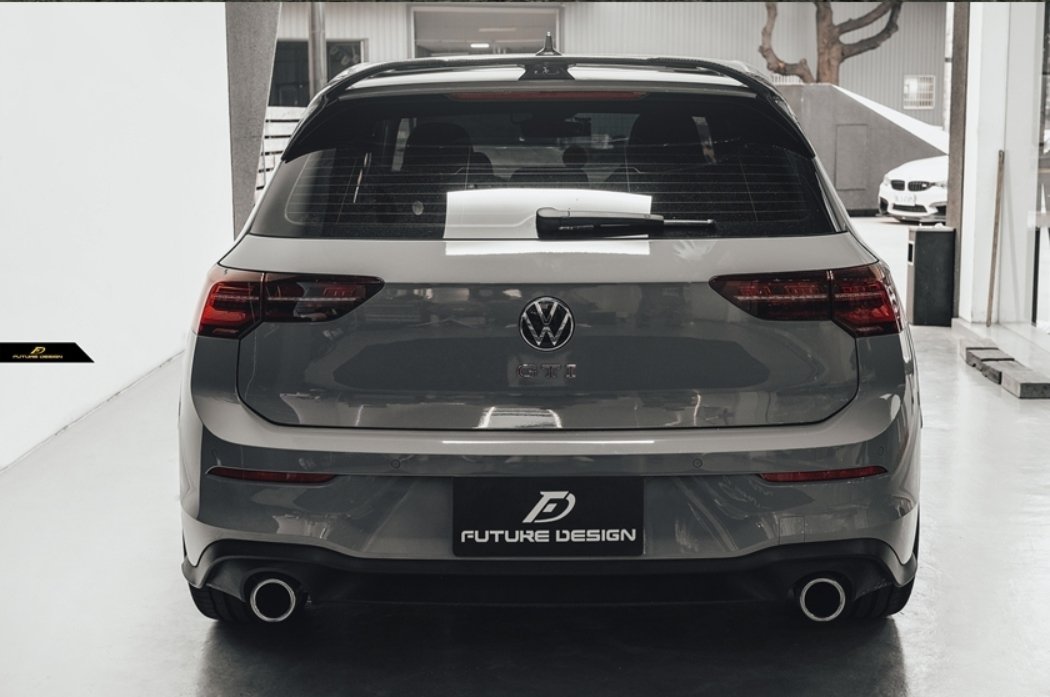 FUTURE DESIGN - VOLKSWAGEN GOLF MK8 GTI / R LINE CARBON FIBRE REAR SPOILER