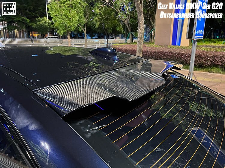 GEEX - BMW 3 SERIES G20 DRY CARBON FIBRE TOP ROOF SPOILER