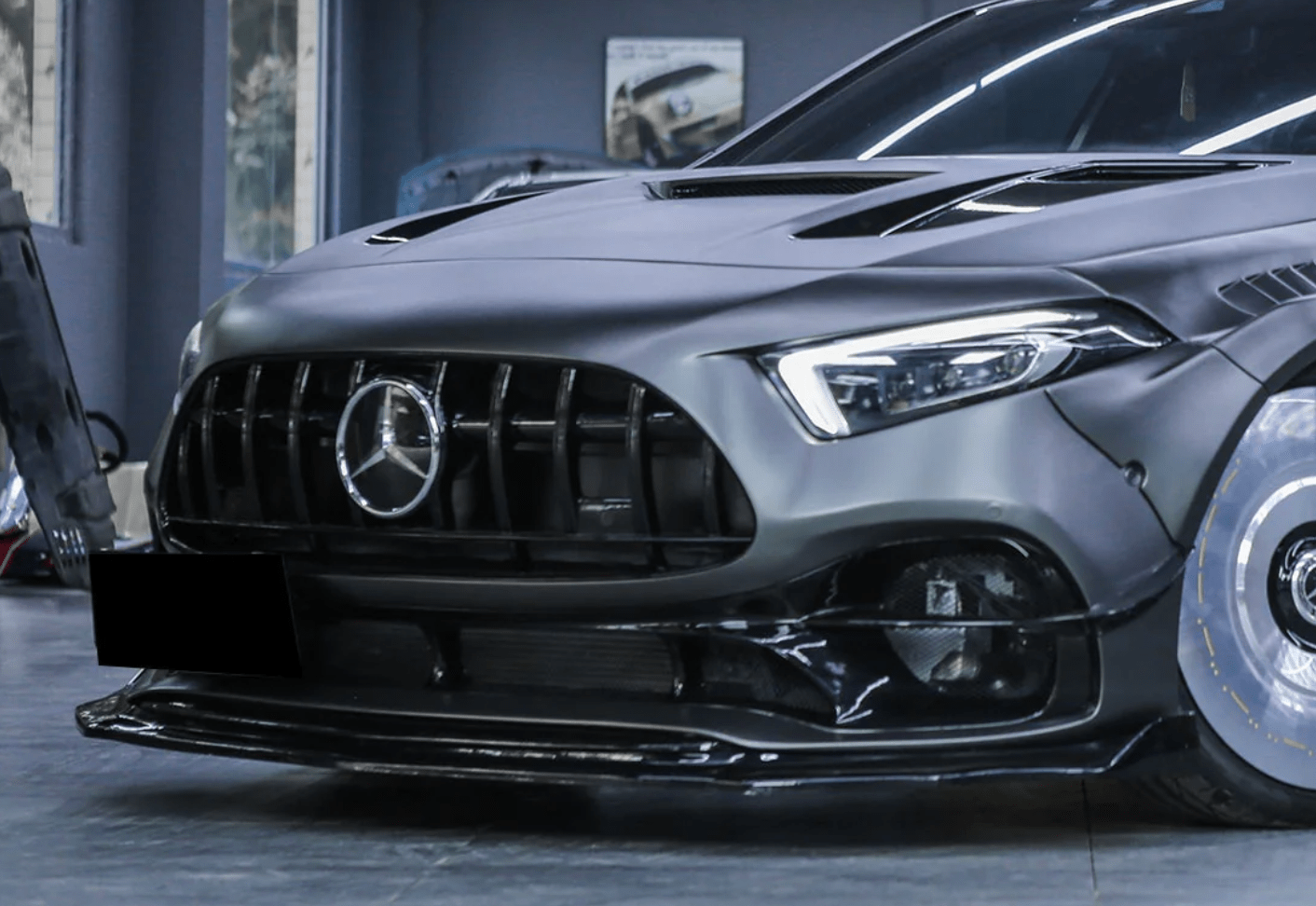 GEEX - MERCEDES BENZ A CLASS W177 A35  A45 A45S BLACK SERIES FRONT BUMPER