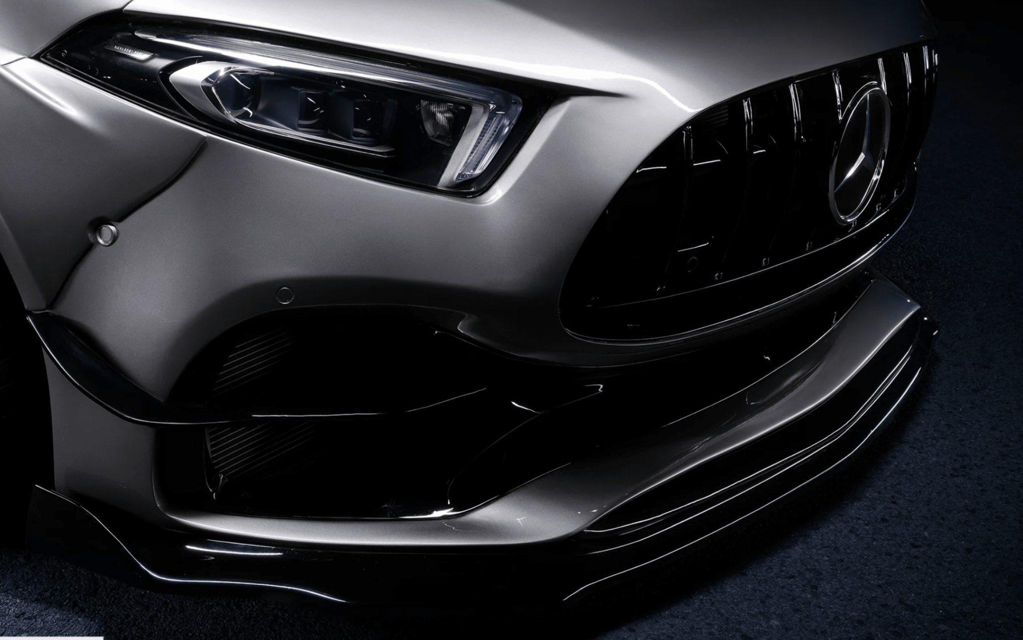 GEEX - MERCEDES BENZ A CLASS W177 A35  A45 A45S BLACK SERIES FRONT BUMPER