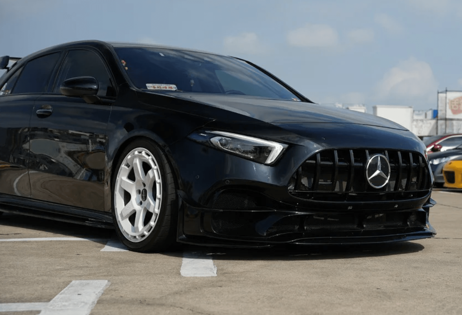 GEEX - MERCEDES BENZ A CLASS W177 A35  A45 A45S BLACK SERIES FRONT BUMPER