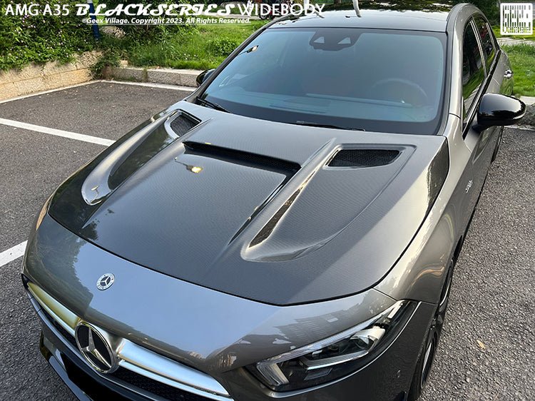 GEEX - MERCEDES BENZ A CLASS W177 A35 / A45S CARBON FIBRE BONNET HOOD