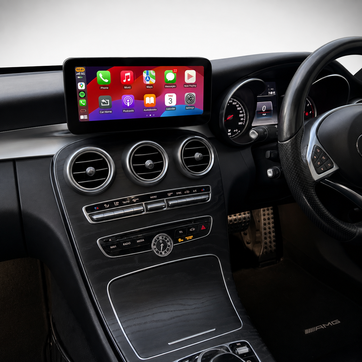 Mercedes-Benz GLC (2016-2022) Apple CarPlay Android Auto 10.25" Touch Screen