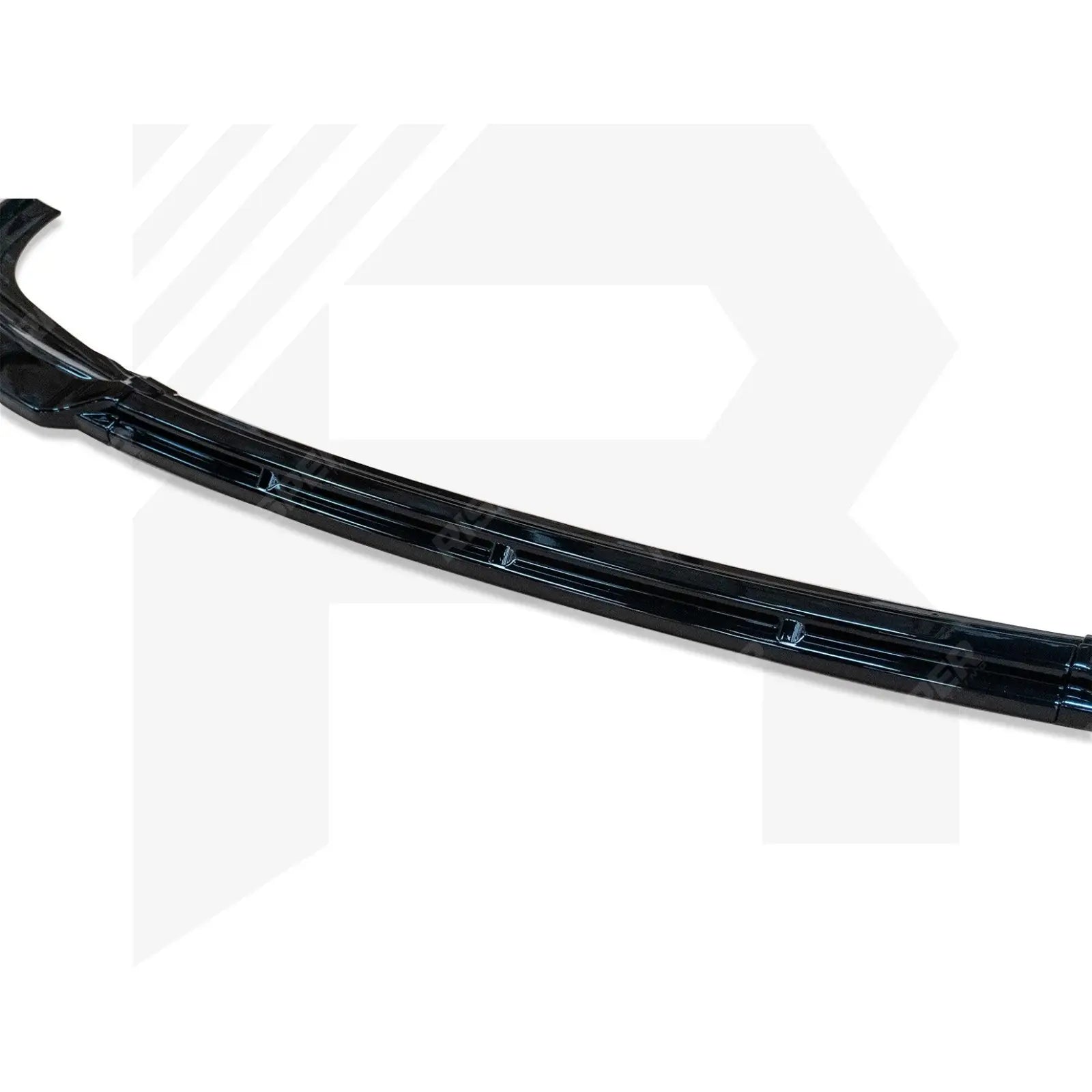 Gloss Black 3 Piece Front Splitter For Volkswagen ID.3 2019-2022