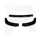 Gloss Black 3 Piece Front Splitter For Volkswagen ID.3 2019-2022