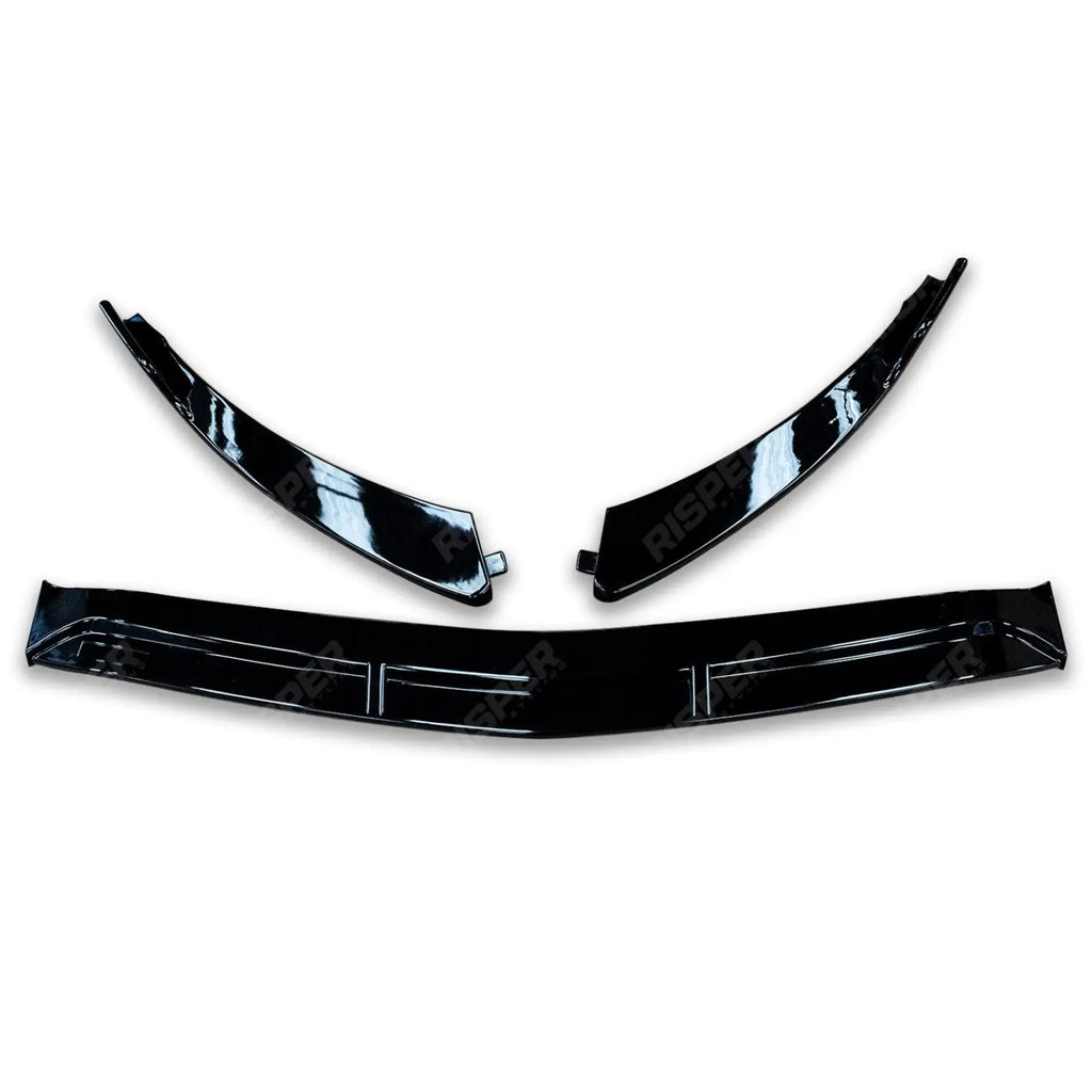 Gloss Black 'AMG Brabus Style' Front Splitter Lip For Mercedes GLC 2016-2019 - C253/X253 -