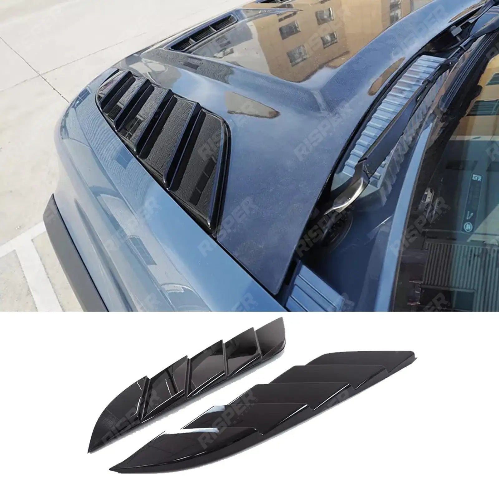 Gloss Black Bonnet Vent Covers For Land Rover Defender 130/110/90 L663 2020