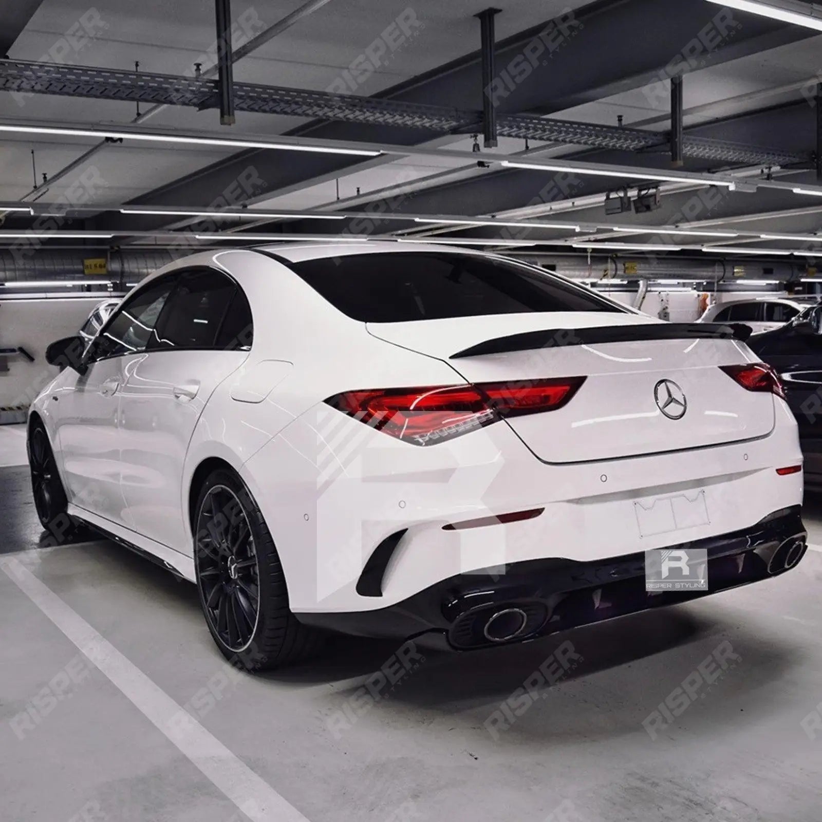 Gloss Black 'CLA45S AMG Style' Rear Boot Spoiler For Mercedes CLA W118 2020+