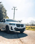 Gloss Black Competition Front Splitter for BMW iX3, X3 LCI & X4 LCI (2021+, G01 G02)