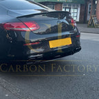 A Style Gloss Black Rear Diffuser & Exhaust Tips for Mercedes Benz W205 C Class & C63 Coupe 15-21