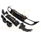 A Style Gloss Black Rear Diffuser & Exhaust Tips for Mercedes Benz W205 C Class & C63 Coupe 15-21