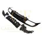A Style Gloss Black Rear Diffuser & Exhaust Tips for Mercedes Benz W205 C Class & C63 Coupe 15-21