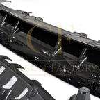 A Style Gloss Black Rear Diffuser & Exhaust Tips for Mercedes Benz W205 C Class & C63 Coupe 15-21