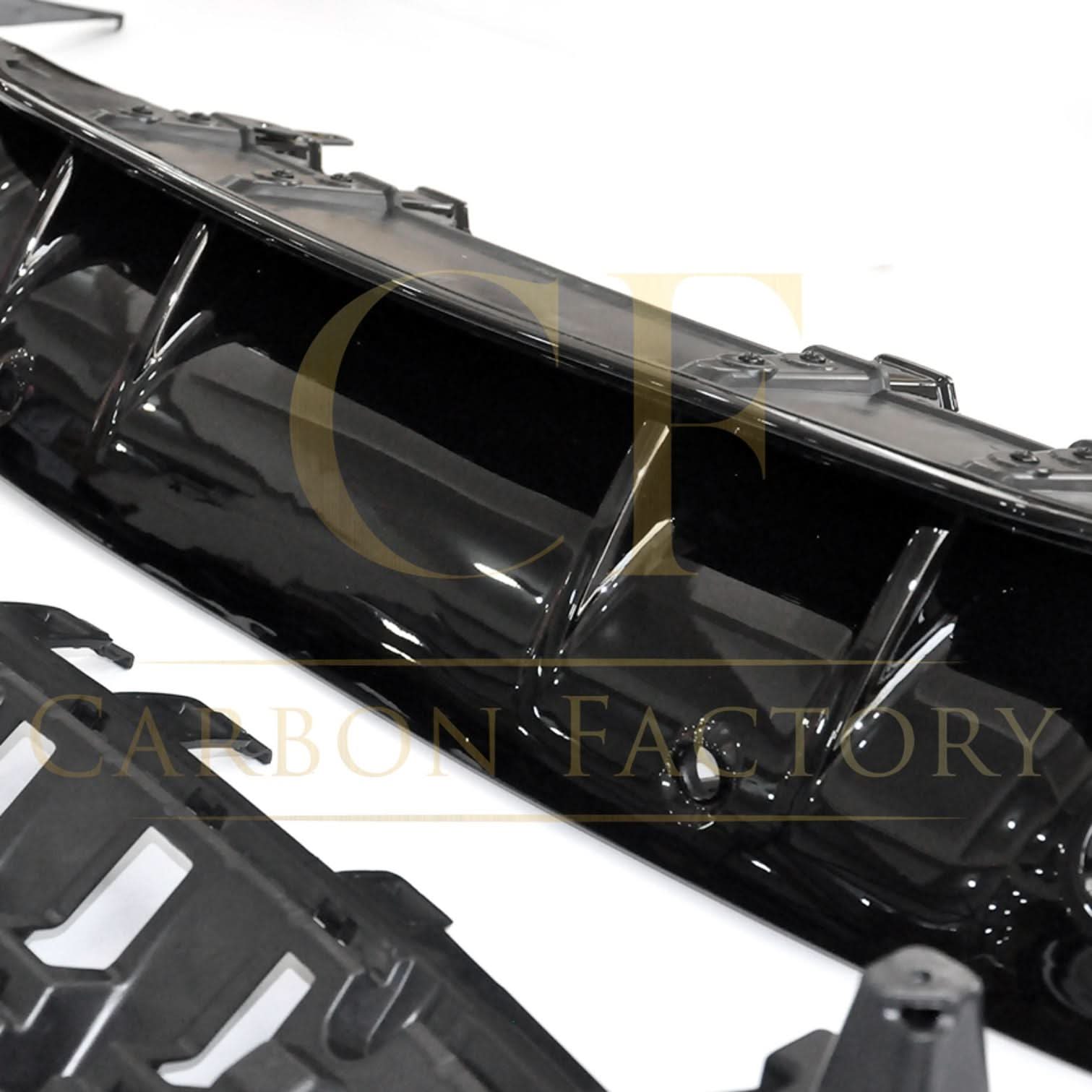 A Style Gloss Black Rear Diffuser & Exhaust Tips for Mercedes Benz W205 C Class & C63 Coupe 15-21