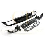 C43 Style Gloss Black Rear Diffuser & Exhaust Tips for Mercedes Benz W205 C Class & C63 Coupe 15-21