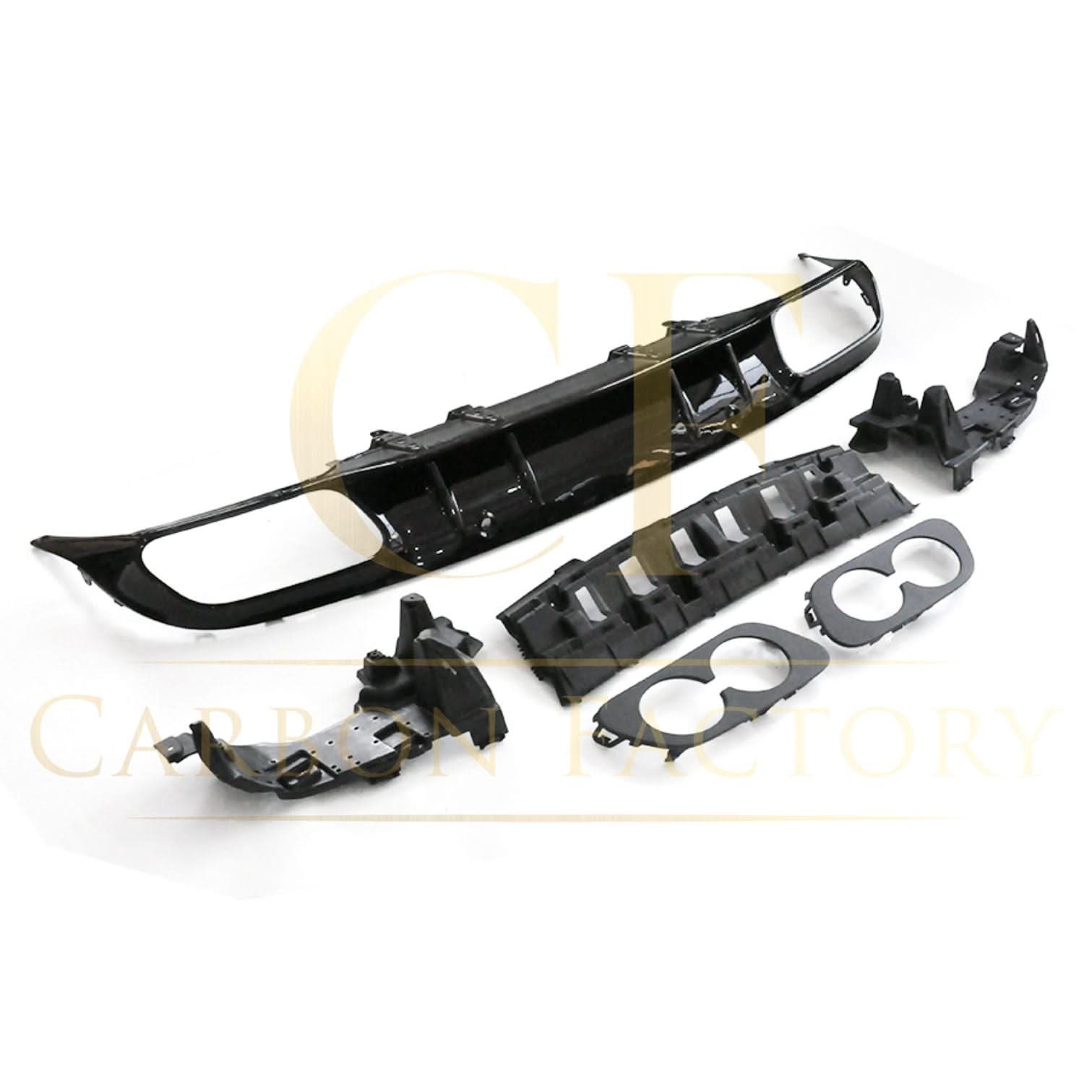 C43 Style Gloss Black Rear Diffuser & Exhaust Tips for Mercedes Benz W205 C Class & C63 Coupe 15-21
