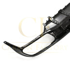 C43 Style Gloss Black Rear Diffuser & Exhaust Tips for Mercedes Benz W205 C Class & C63 Coupe 15-21
