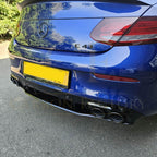 C43 Style Gloss Black Rear Diffuser & Exhaust Tips for Mercedes Benz W205 C Class & C63 Coupe 15-21
