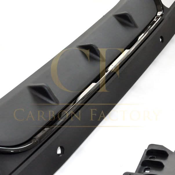 CF Style Gloss Black Rear Diffuser & Exhaust Tips for Mercedes Benz W205 C Class 15-21
