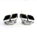 CF Style Gloss Black Rear Diffuser & Exhaust Tips for Mercedes Benz W205 C Class 15-21
