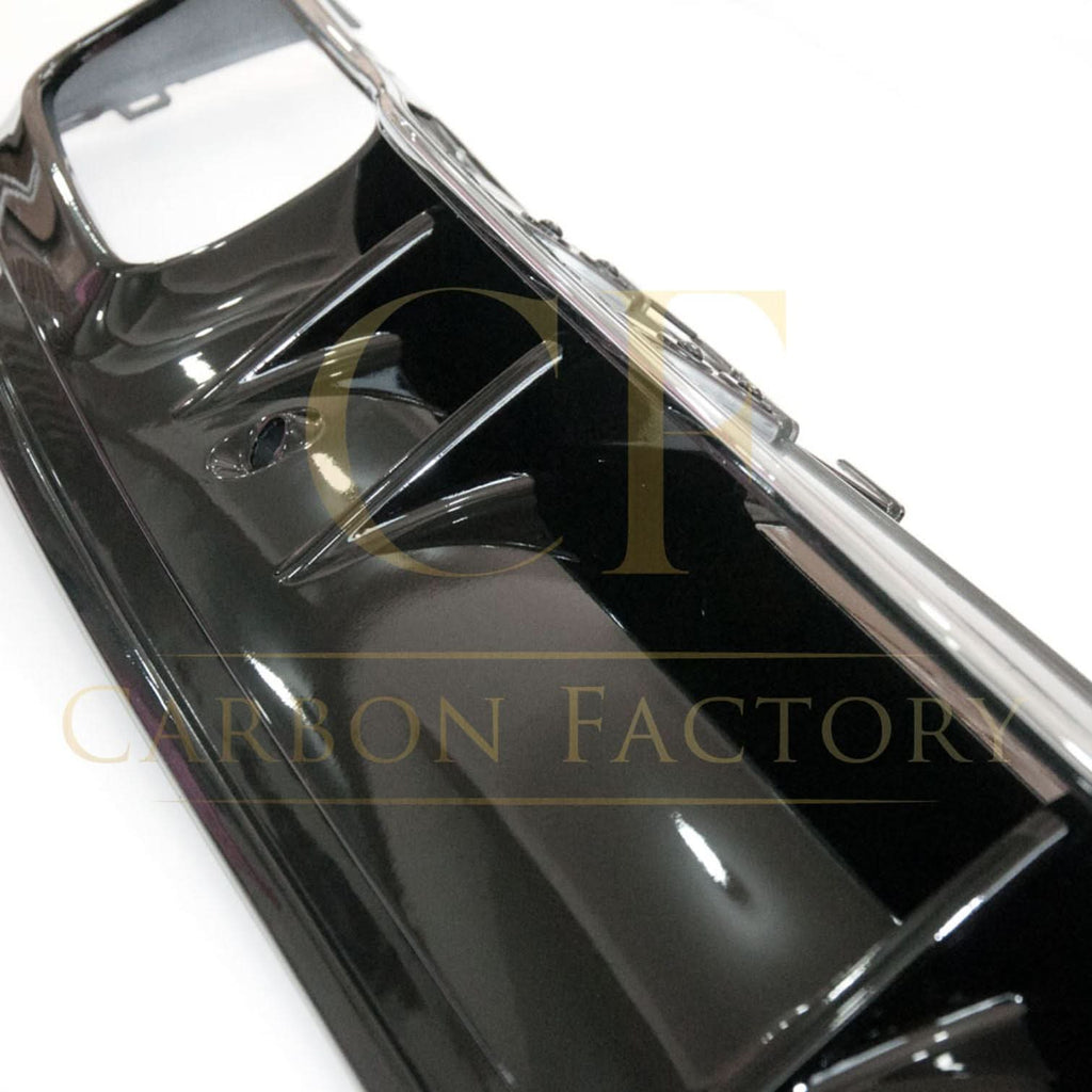 CF Style Gloss Black Rear Diffuser & Exhaust Tips for Mercedes Benz W205 C Class & C63 Saloon & Estate 15-21