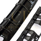 CF Style Gloss Black Rear Diffuser & Exhaust Tips for Mercedes Benz W205 C Class & C63 Saloon & Estate 15-21