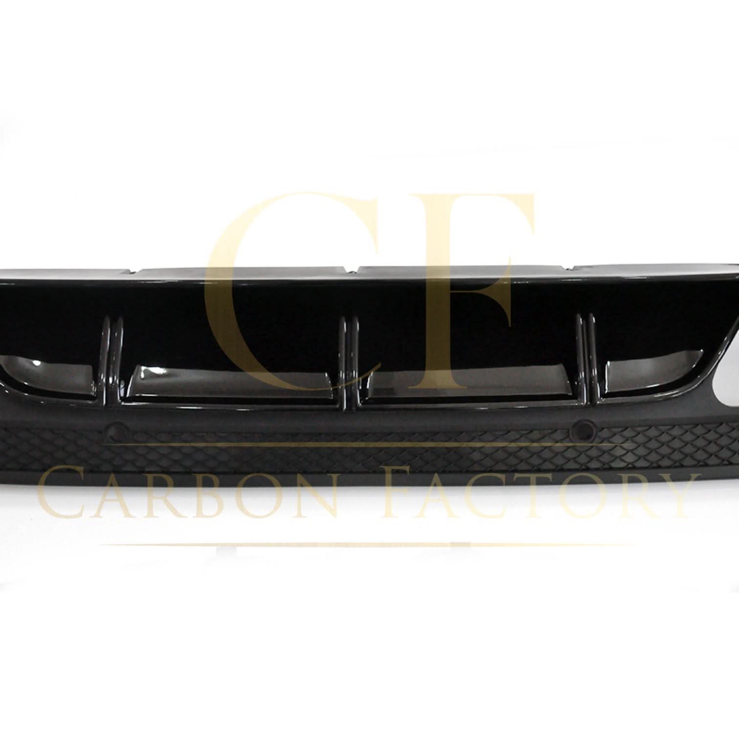 ED1 Style Gloss Black Rear Diffuser & Exhaust Tips for Mercedes Benz W205 C Class & C63 Saloon & Estate 15-21