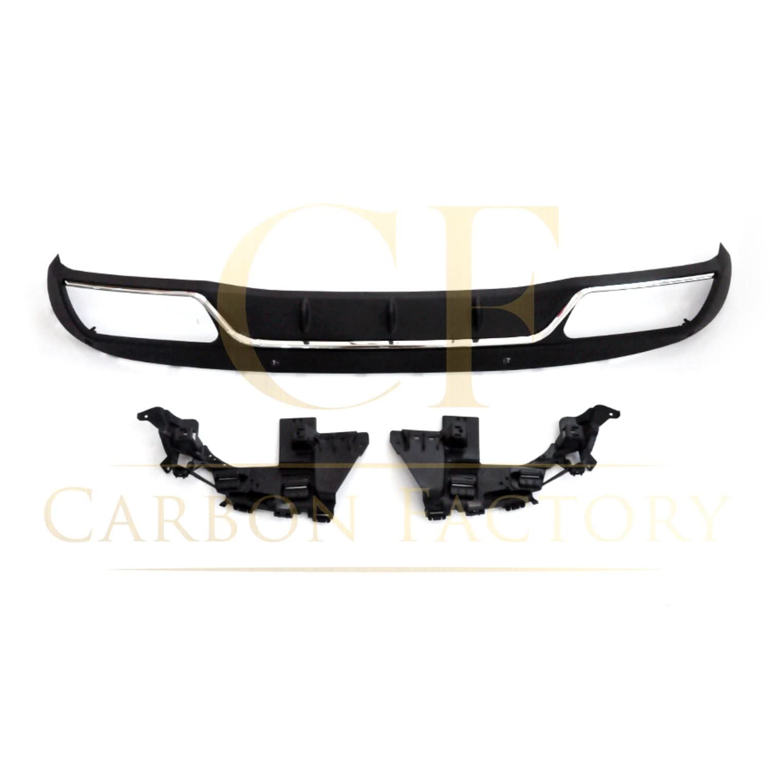 Z Style Gloss Black Rear Diffuser & Exhaust Tips for Mercedes Benz W205 C Class & C63 Saloon & Estate 15-21