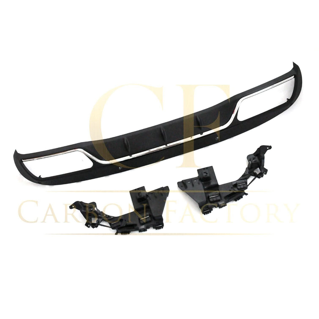Z Style Gloss Black Rear Diffuser & Exhaust Tips for Mercedes Benz W205 C Class & C63 Saloon & Estate 15-21