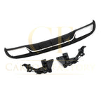 Z Style Gloss Black Rear Diffuser & Exhaust Tips for Mercedes Benz W205 C Class & C63 Saloon & Estate 15-21