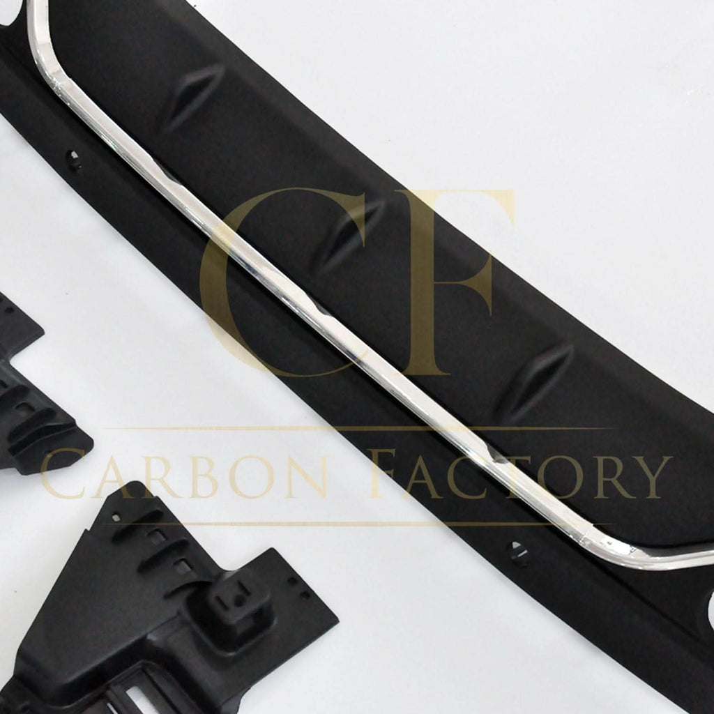 Z Style Gloss Black Rear Diffuser & Exhaust Tips for Mercedes Benz W205 C Class & C63 Saloon & Estate 15-21