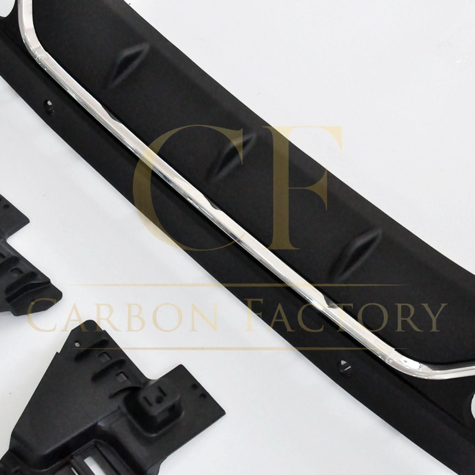 Z Style Gloss Black Rear Diffuser & Exhaust Tips for Mercedes Benz W205 C Class & C63 Saloon & Estate 15-21