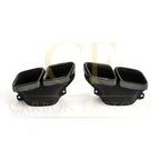 Z Style Gloss Black Rear Diffuser & Exhaust Tips for Mercedes Benz W205 C Class & C63 Saloon & Estate 15-21