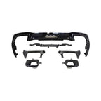 DK Style Gloss Black Rear Diffuser for BMW F44 2 Series 21-Present