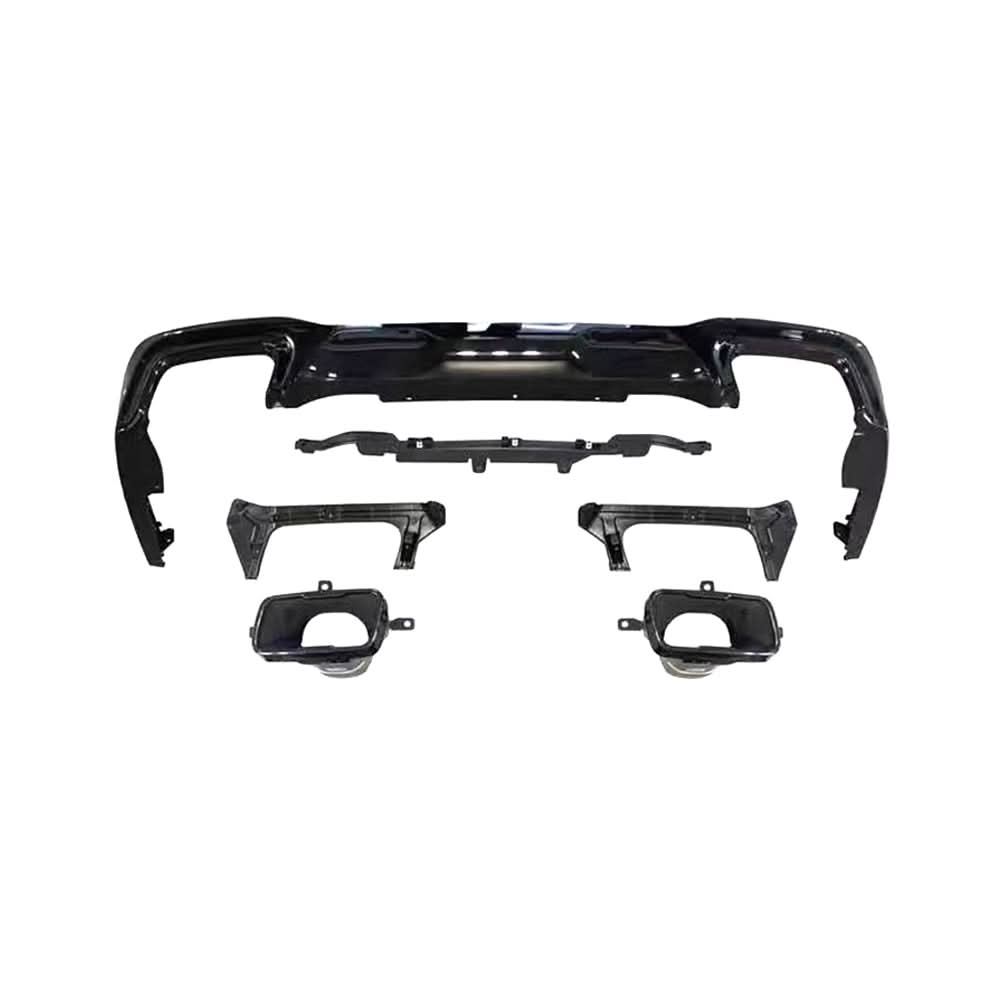 DK Style Gloss Black Rear Diffuser for BMW F44 2 Series 21-Present