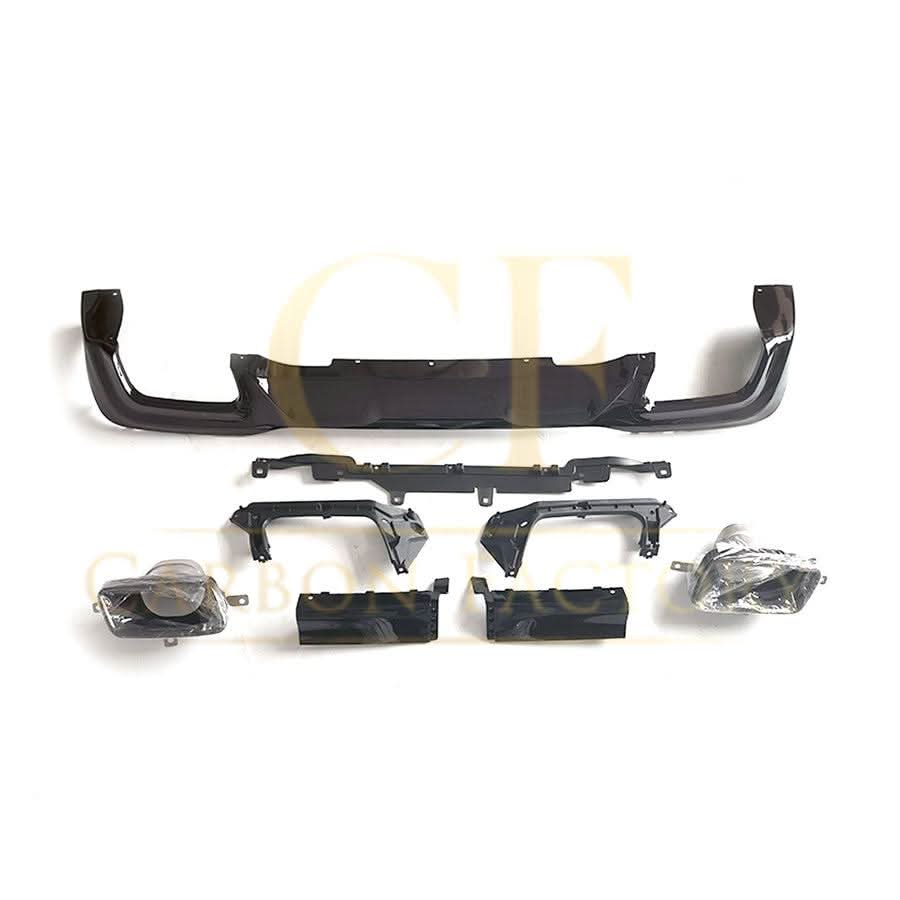DK Style Gloss Black Rear Diffuser for BMW F44 2 Series 21-Present