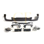 DK Style Gloss Black Rear Diffuser for BMW F44 2 Series 21-Present