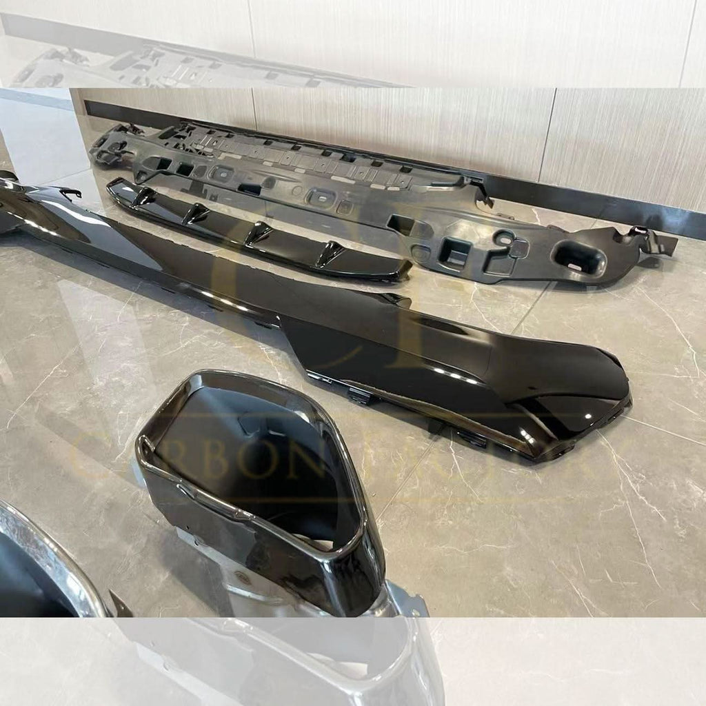 440 Style Gloss Black Rear Diffuser with Exhaust Tips for BMW 4 Series G22 20-Present