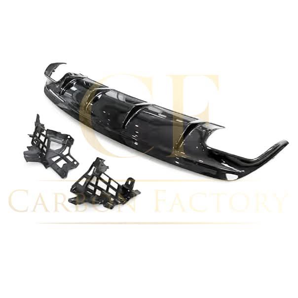 A Style Gloss Black Rear Diffuser & Exhaust Tips for Mercedes Benz W117 CLA 16-18